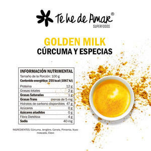 GOLDEN MILK TE HE DE AMAR, LECHE DORADA, O LECHE DE CÚRCUMA ES UNA RECETA AYURVÉDICA HECHA PARA DESCANSAR MEJOR, ES UN GRAN ANALGÉSICO Y TIENE MUCHOS BENEFICIOS DE SALUD