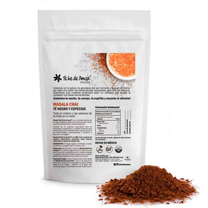 MASALA CHAI TÉ NEGRO Y ESPECIAS TEHEDEAMAR ES UNA MEZCLA DE ESPECIAS CON SABORES INTENSOS PARA PREPARAR BEBIDAS DELICIOSAS Y CON MUCHOS NUTRIENTES