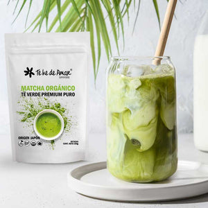 MATCHA ORGÁNICO TE VERDE PREMIUM ORGANICO CERTIFICADO LLENO DE ANTIOXIDANTES PARA PREPARAR LATTES Y BEBIDAS SALUDABLES