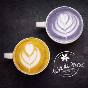 GOLDEN MILK CÚRCUMA Y ESPECIAS Y LUNA LATTE TAROY COCO PARA PREAPRAR BEBIDAS LATTES SALUDABLES