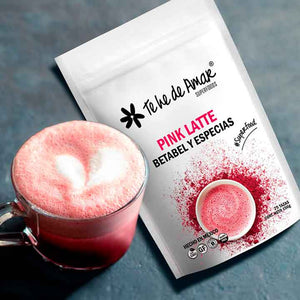 PINK LATTE TEHEDEAMAR BETABEL Y ESPECIAS ES UN SUPERFOOD PARA HACER LATTES DELICIOSOS Y SALUDABLES
