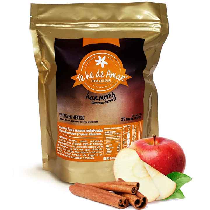 TISANA FRUTAL TE HE DE AMAR / HARMONY Manzana-Canela / BOLSA