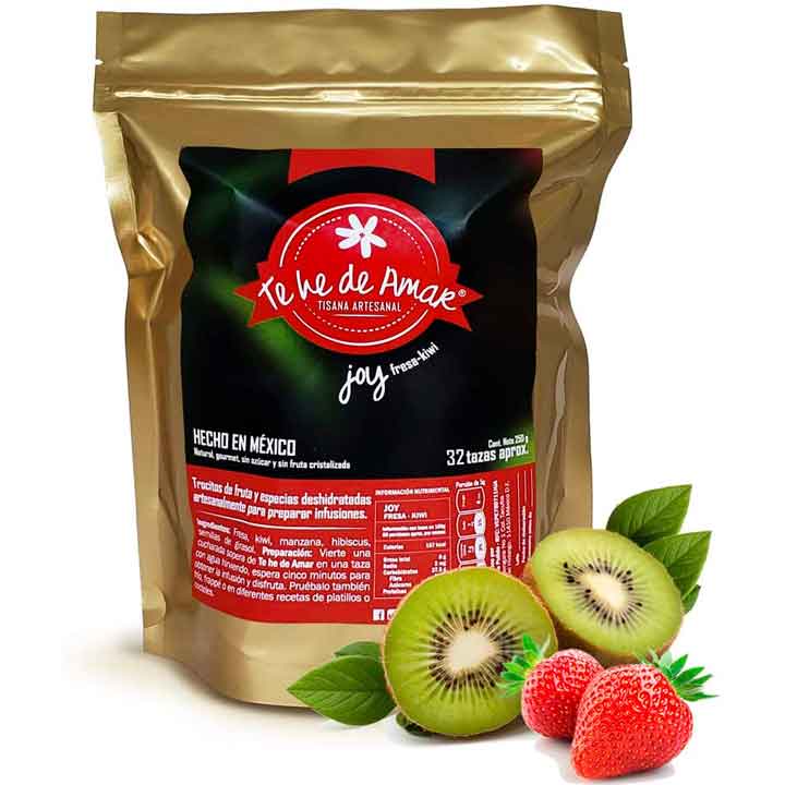 TISANA FRUTAL TE HE DE AMAR / JOY Fresa-Kiwi / BOLSA