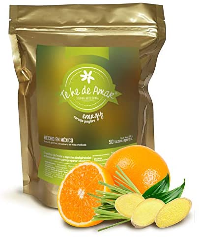 TISANA FRUTAL TE HE DE AMAR / ENERGY Naranja -Jengibre / BOLSA
